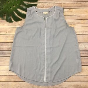Modcloth light gray sleeveless top